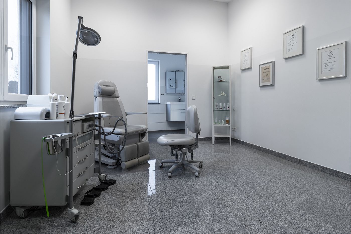 Behandlungsraum Podologie Bantleon Laupheim